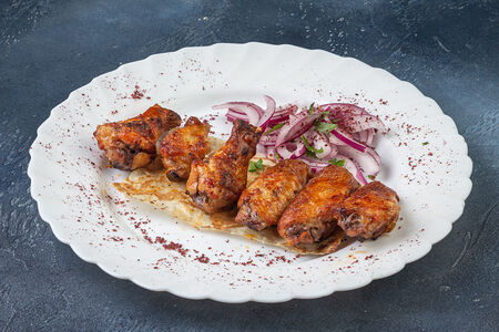 Куриные крылышки на шампуре