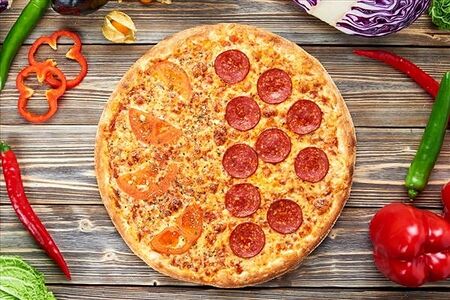 Пицца Пазл тонкое тесто