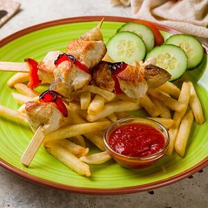 Куриное филе на шпажках