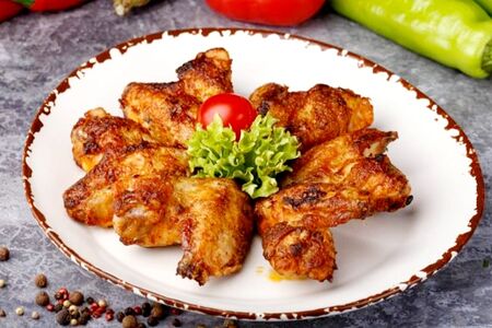 Куриные крылья на гриле