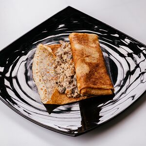 Жюльен с курицей и грибами