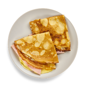 Блинчики с ветчиной и сыром