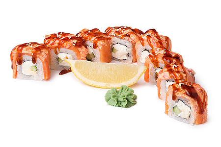 Запеченная спайси филадельфия