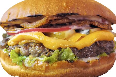 Бургер с трюфельным соусом