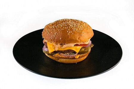 Острый BBQ бургер