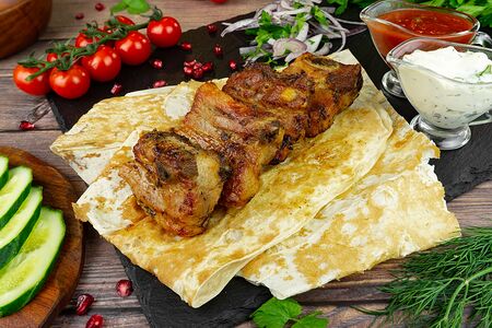 Шашлык из свиных рёбер