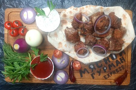 Шашлык из cвинoй шейки