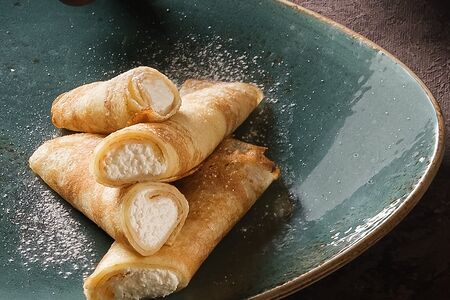 Блинчики с творогом