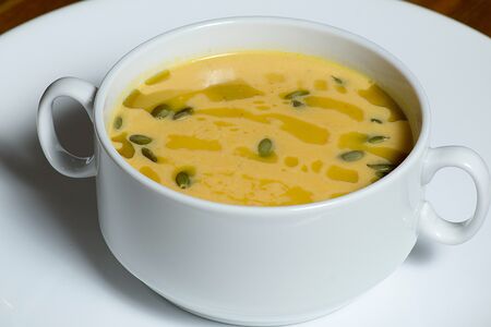 Суп-пюре из тыквы