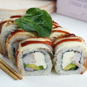 Королевский дракон с сыром и креветками