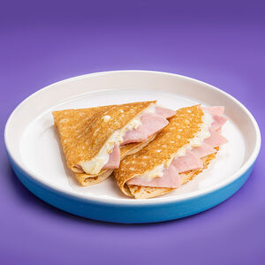 Блинчики с ветчиной и сыром