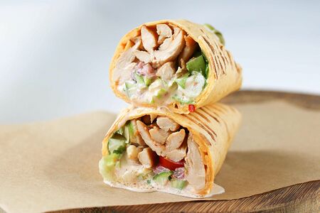 Шаверма Цезарь с курицей