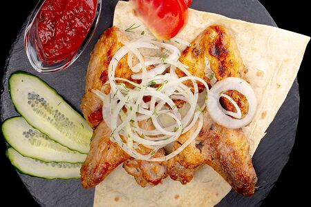 Куриные крылья гриль