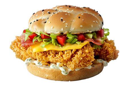 Шефбургер Де Люкс со стрипсами