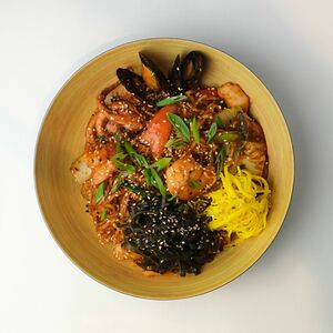 Лапша Рамён с морепродуктами
