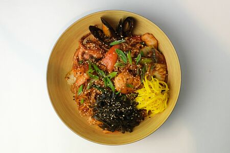 Рамён с морепродуктами