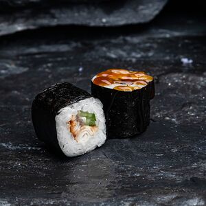 Маки с угрем