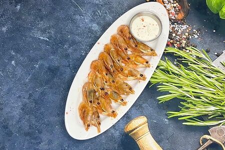 Жареные креветки