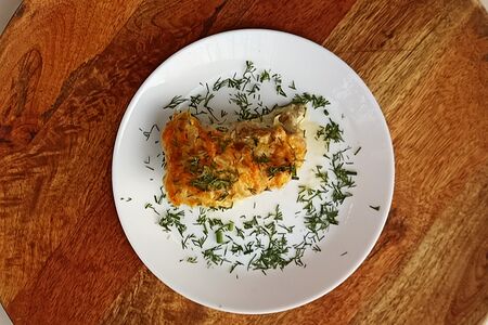 Минтай под овощами