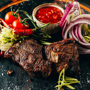 Шашлык из телячьей вырезки