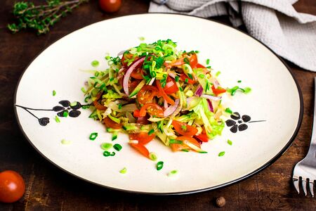 Салат Овощной с соленьями