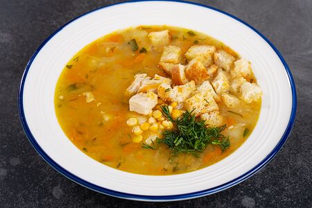 Суп Гороховый с сухариками