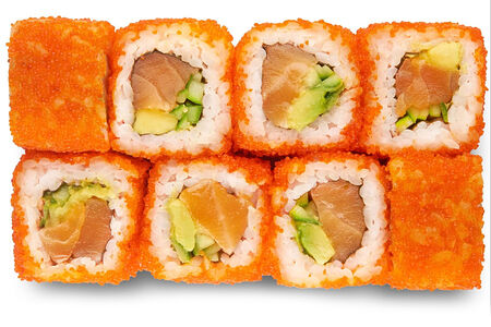 Ролл Калифорния с лососем