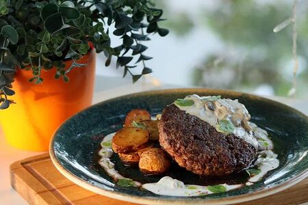 Бифштекс из мраморной говядины