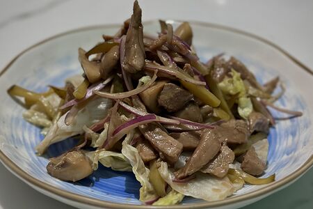 Свинина с шампиньонами