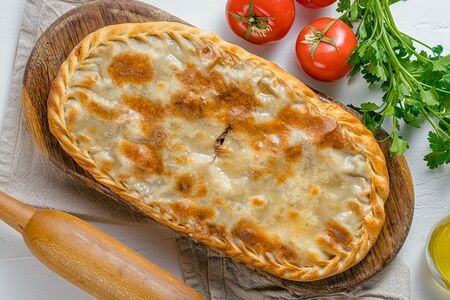 Большой мясной пирог Къачи  ХАЛЯЛЬ