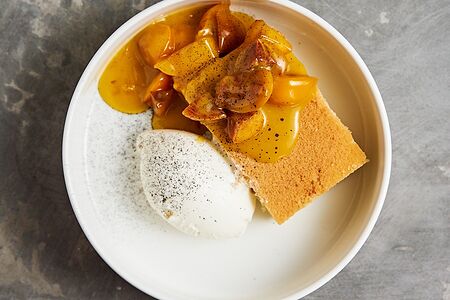 Манник с ванильным кремом