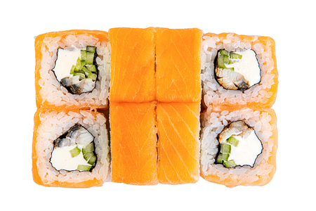 Холодный ролл Филадельфия с угрем