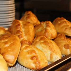 Пирожок с мясом и рисом (3 шт)