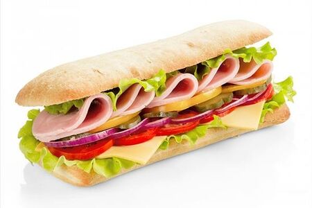 Чиабатта с ветчиной