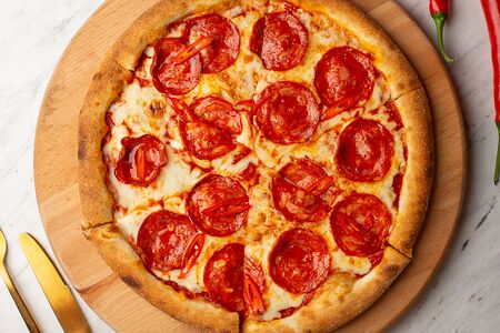 Пицца Диабло острая с чоризо