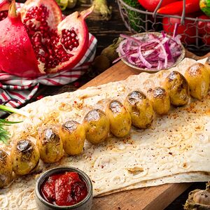 Картофель круглый на мангале