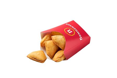 Жареные вареники с картошкой и грибами