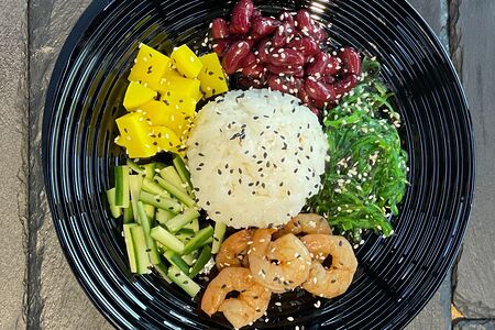 Поке с креветками