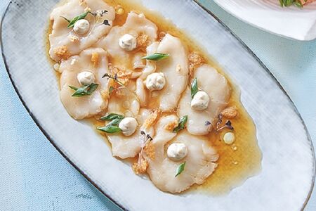 Карпаччо из гребешка