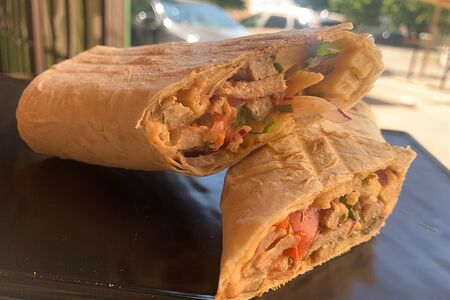 Шаурма с курицей средняя