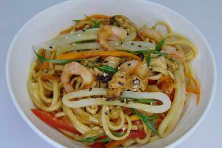 Большой Вок с морепродуктами