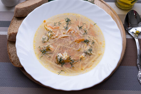 Суп лапша куриная