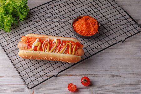 Хот-дог Классический с куриной сосиской