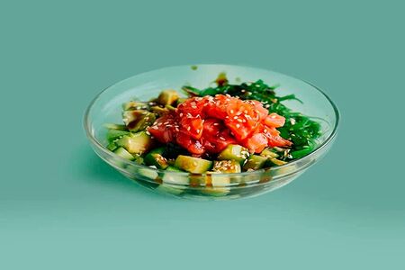 Поке с лососем