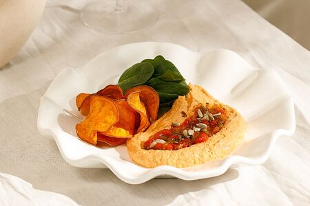 Хумус с печеным перцем