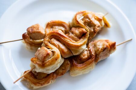 Шашлычок из красной рыбы