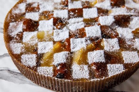 Пирог Груша в коньяке