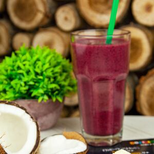 Смузи Черника, яблоко и банан