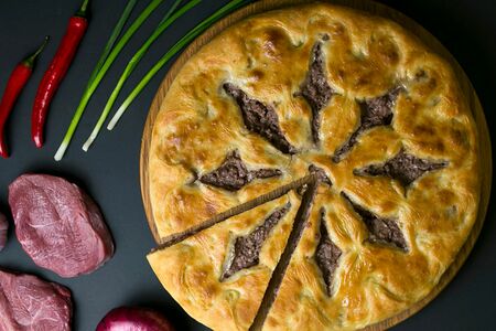 Фыдджын - пирог с мясом