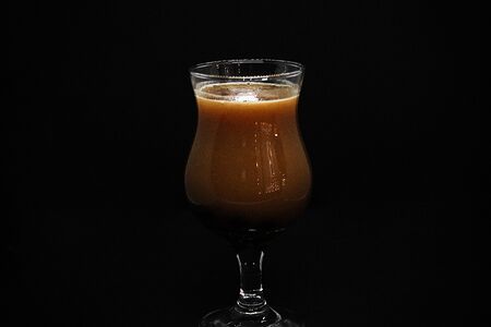 Бабл ти с кофе и тапиокой